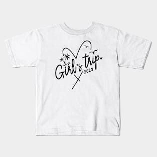 Girls Trip Vacation Kids T-Shirt